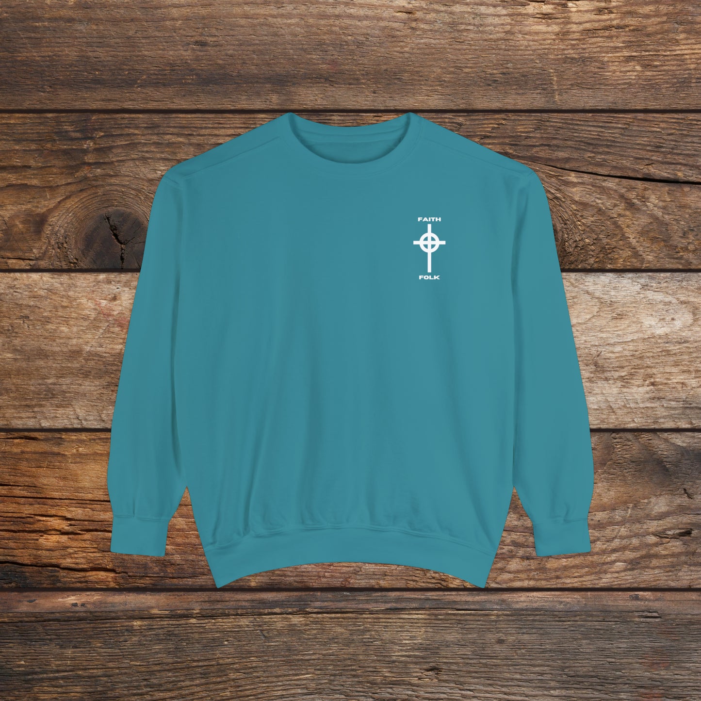 Faith and Folk Small Front Logo Sweatshirt