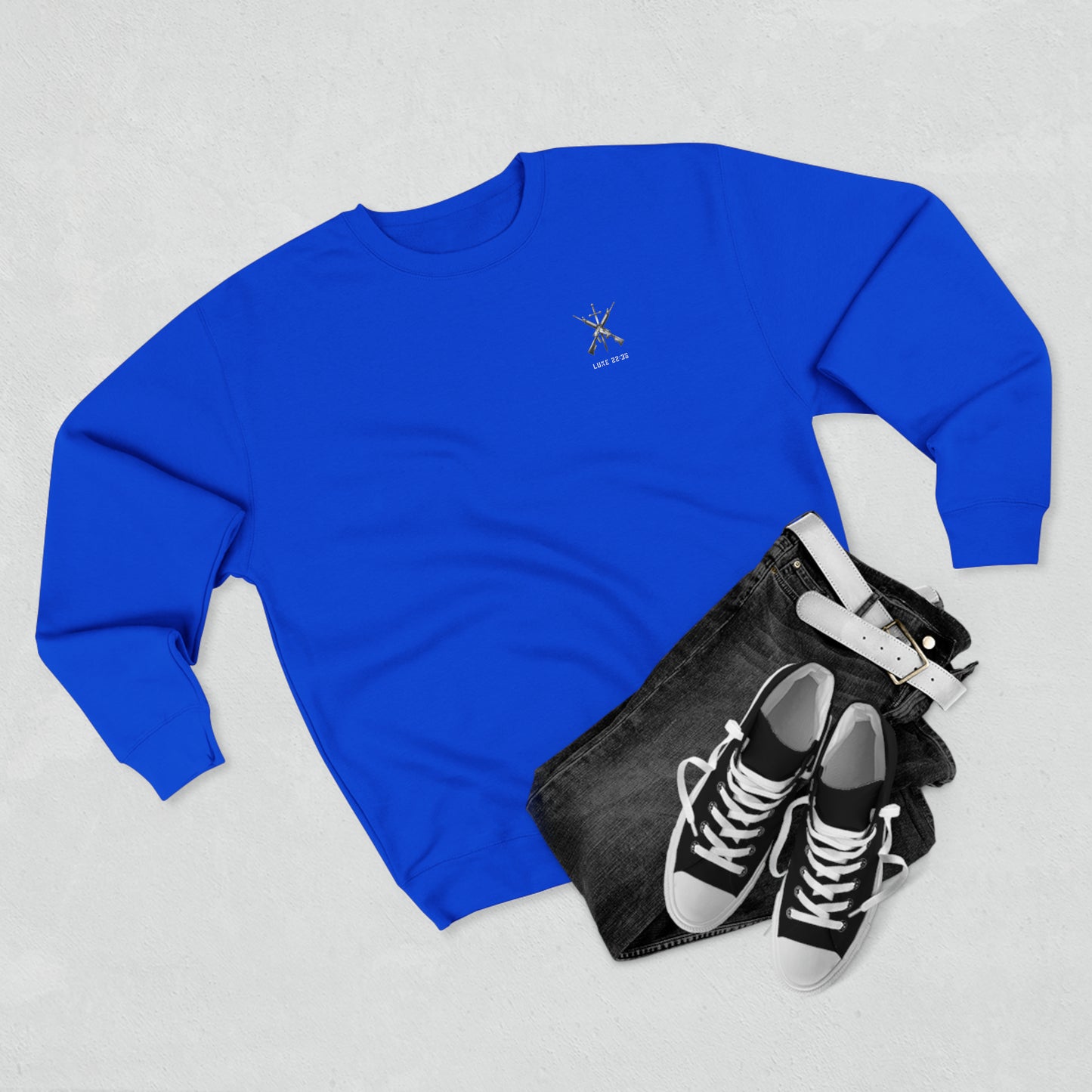 Luke 22:36 Sweatshirt