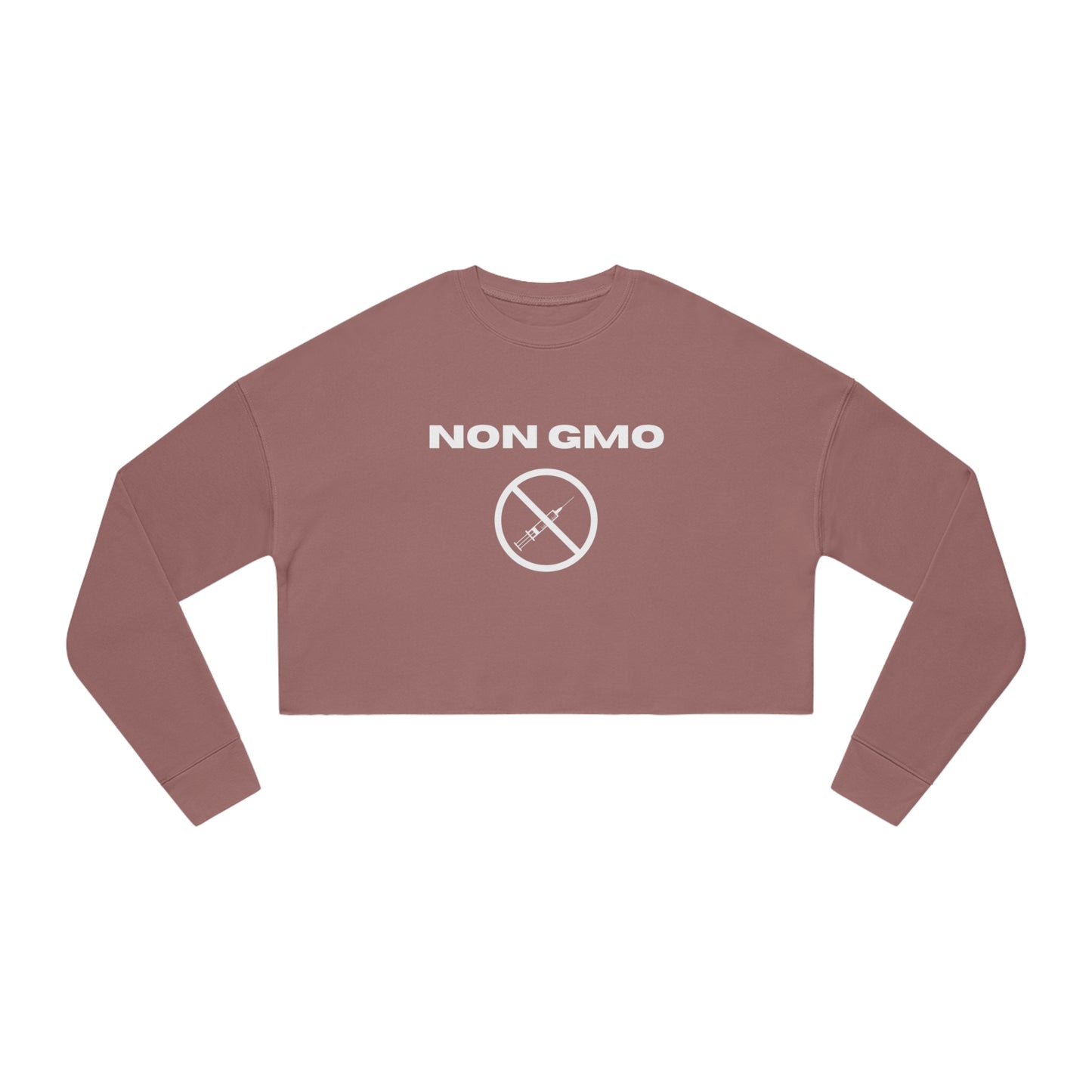 Non GMO Women's Cropped Sweatshirt