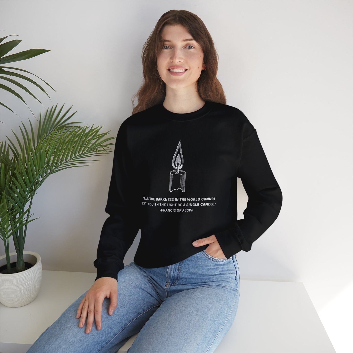 Candle Crewneck Sweatshirt
