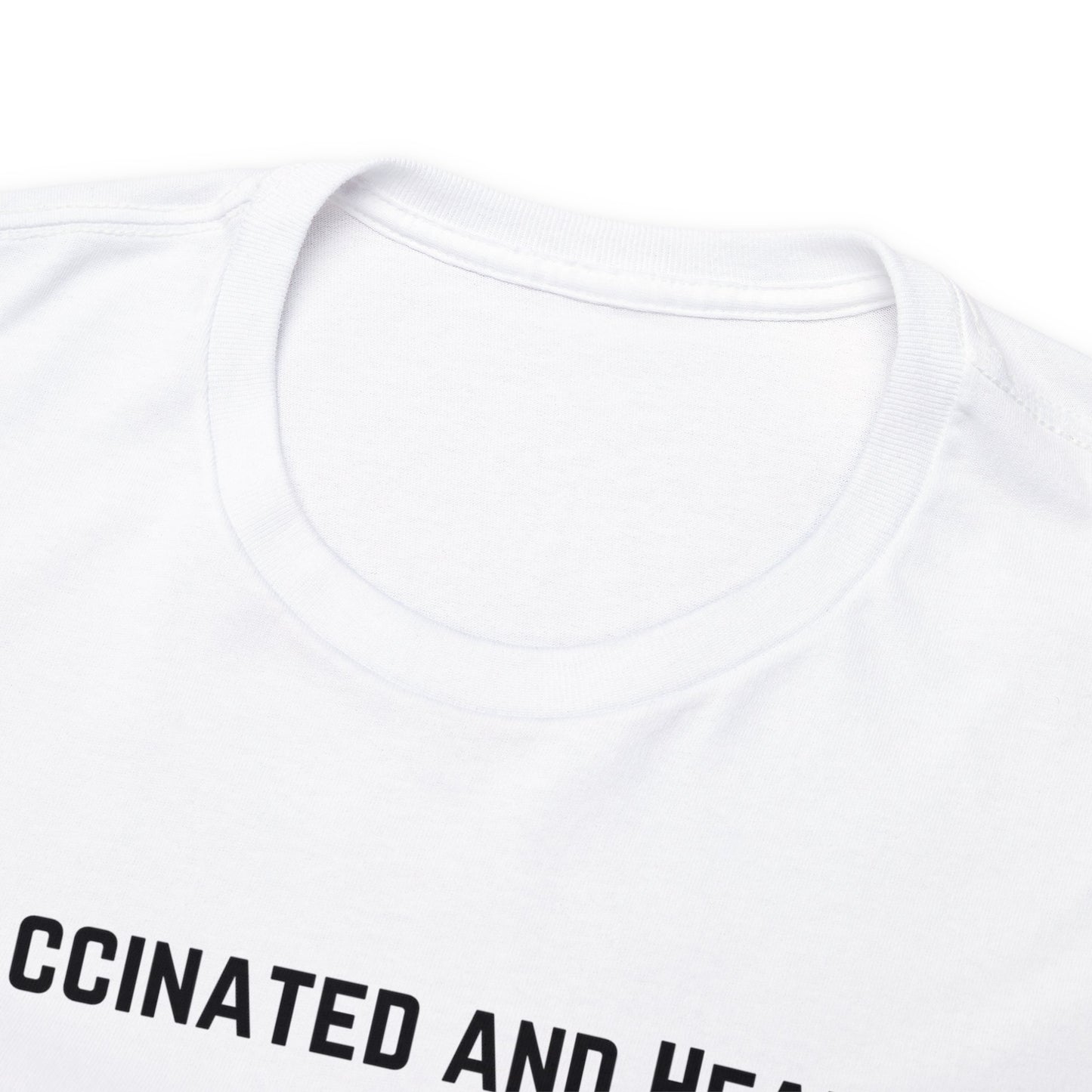 Unvaccinated and Healthy Unisex Heavy Cotton Tee
