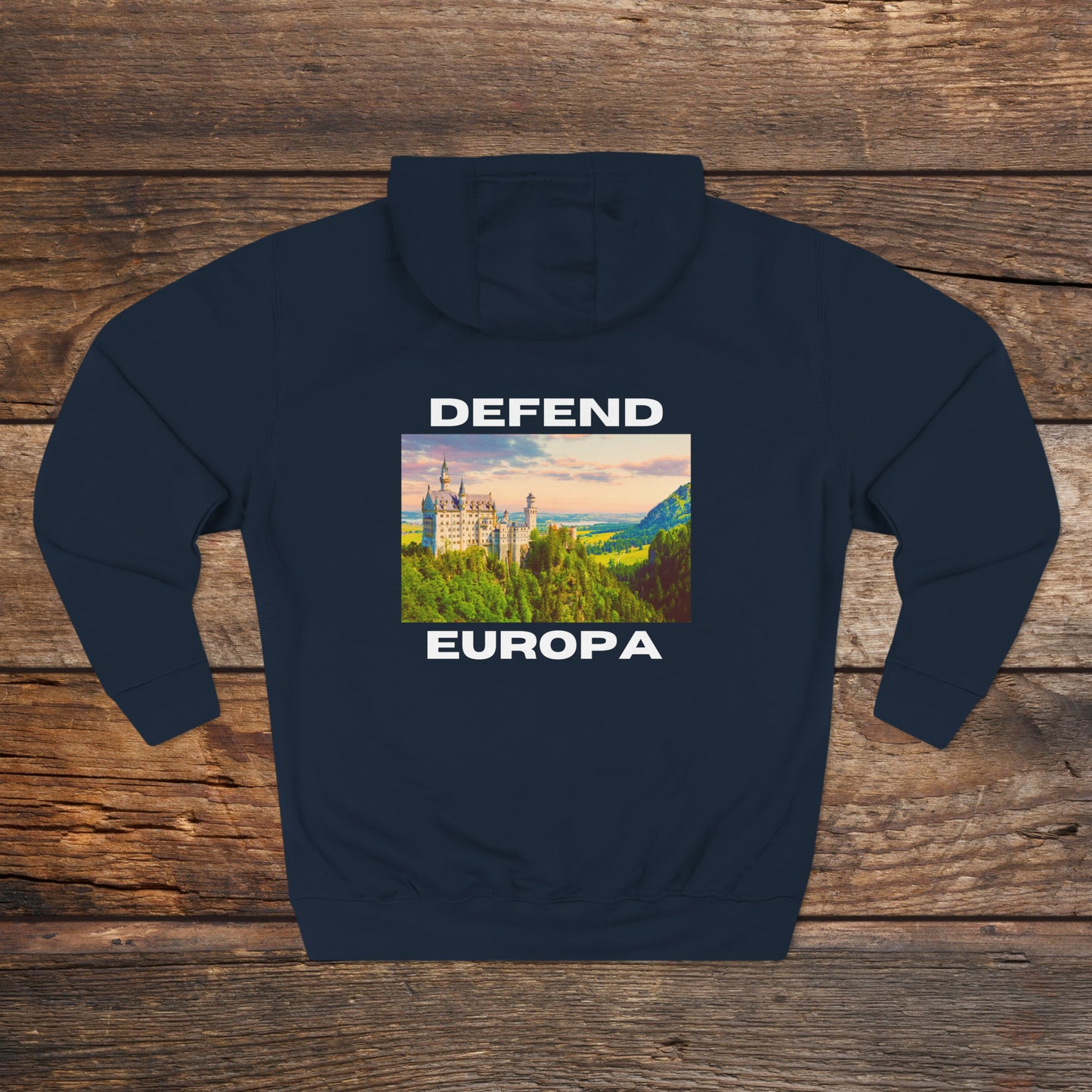 Defend Europa Unisex Premium Pullover Hoodie Version Two