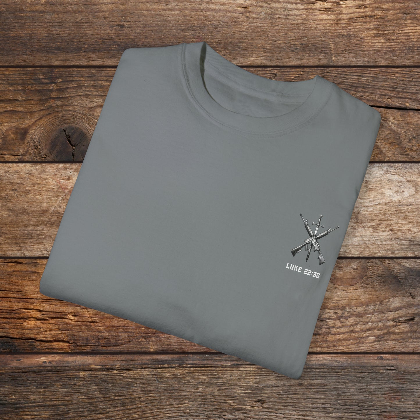 Luke 22:36 Unisex Garment-Dyed T-shirt