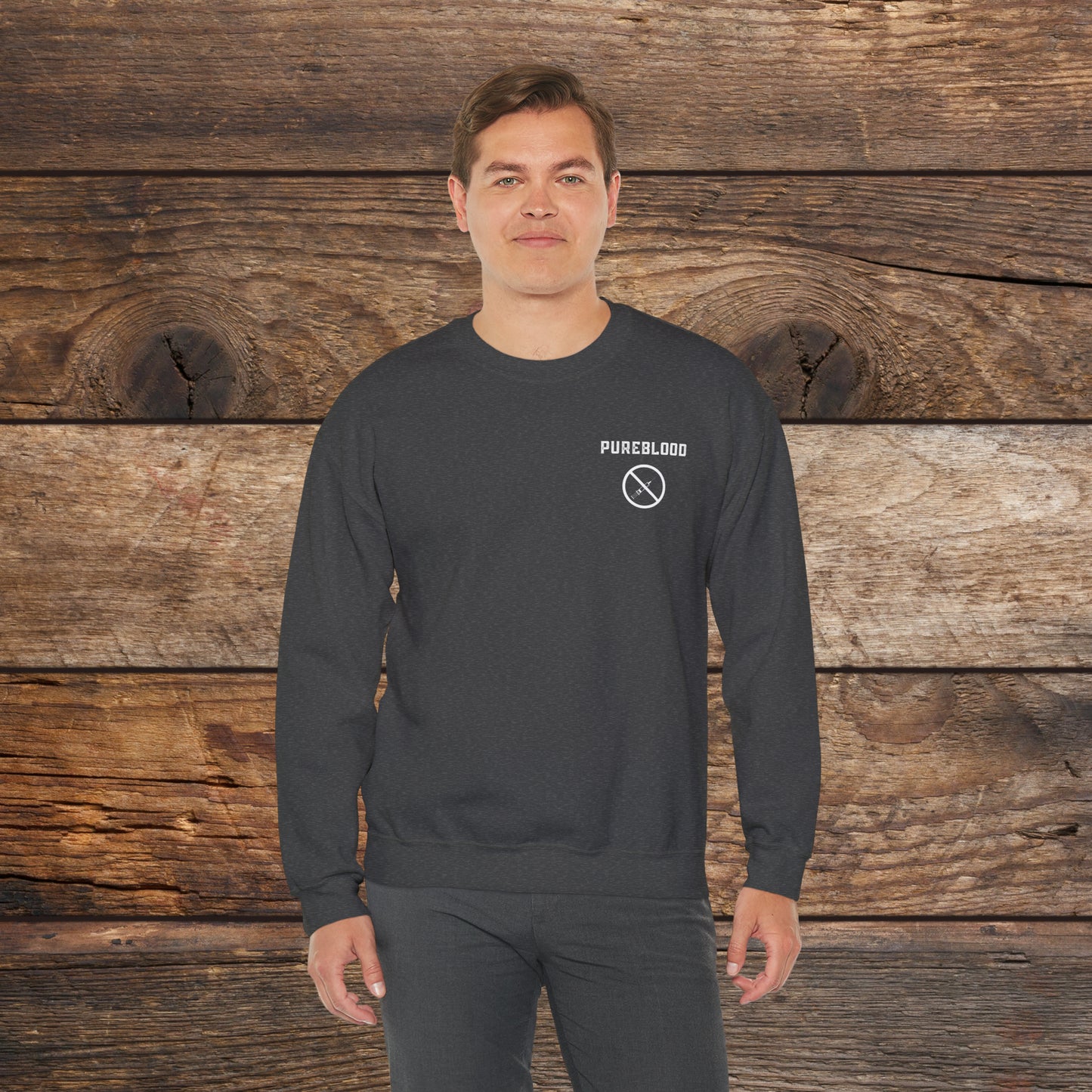 Pureblood Small Front Logo Crewneck Sweatshirt