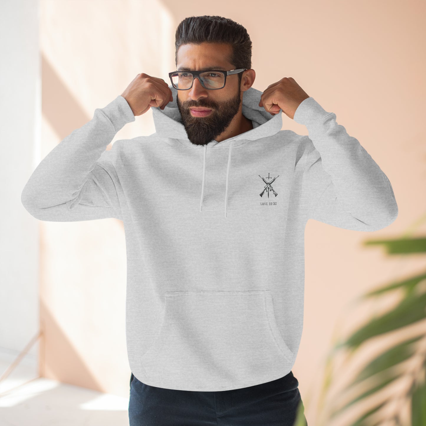 Luke 22:36 Buy A Sword Unisex Premium Pullover Hoodie