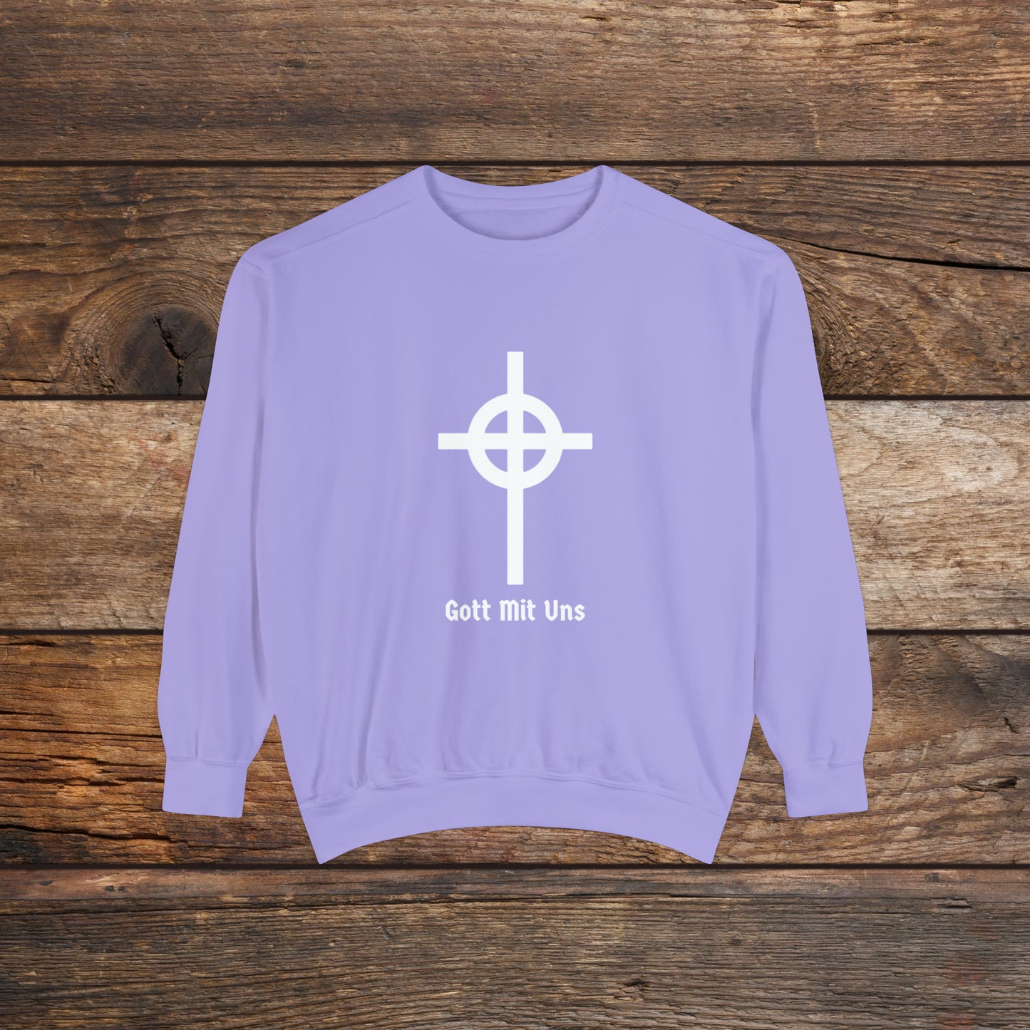 Gott Mit Uns Large Front Logo Crewneck Sweatshirt