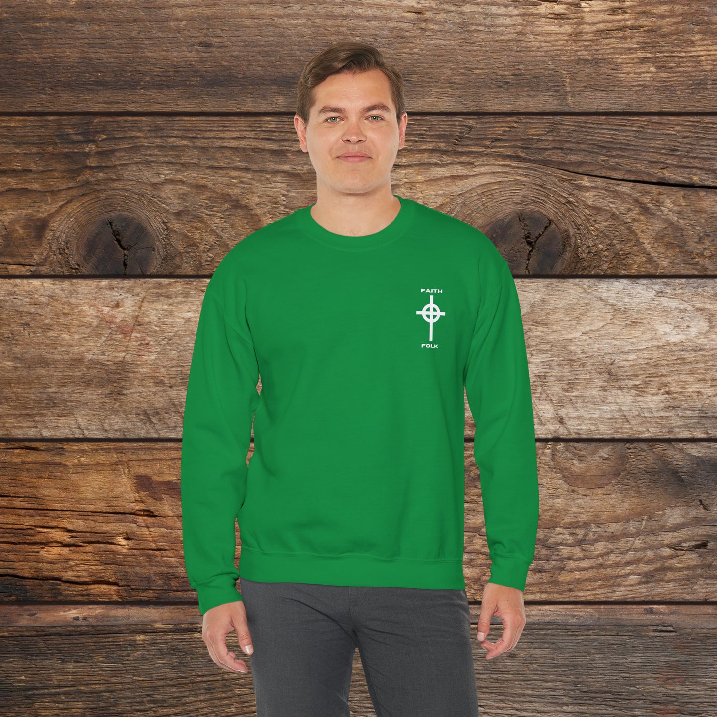 Faith and Folk Small Front Logo Sweatshirt