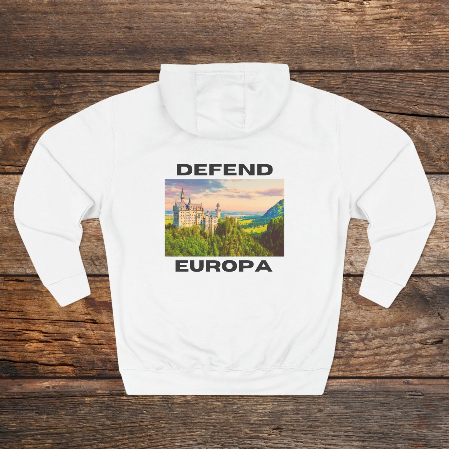 Defend Europa Unisex Premium Pullover Hoodie Version Two