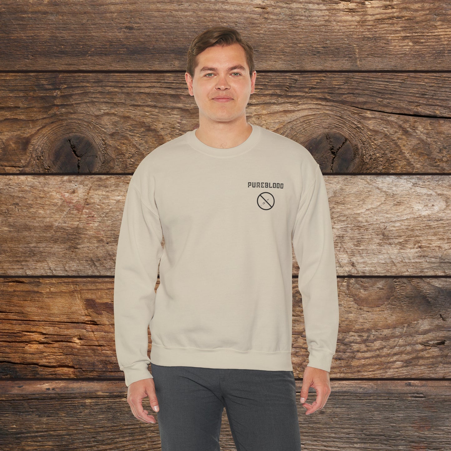 Pureblood Small Front Logo Crewneck Sweatshirt