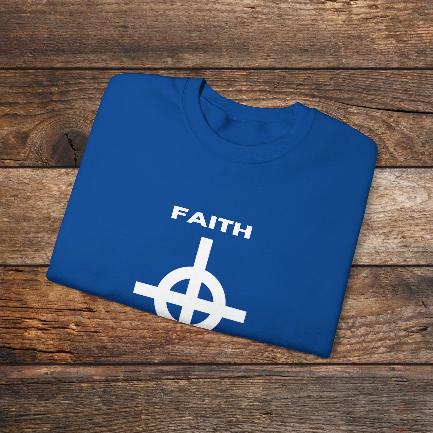 Faith and Folk Large Front Logo Crewneck Sweatshirt