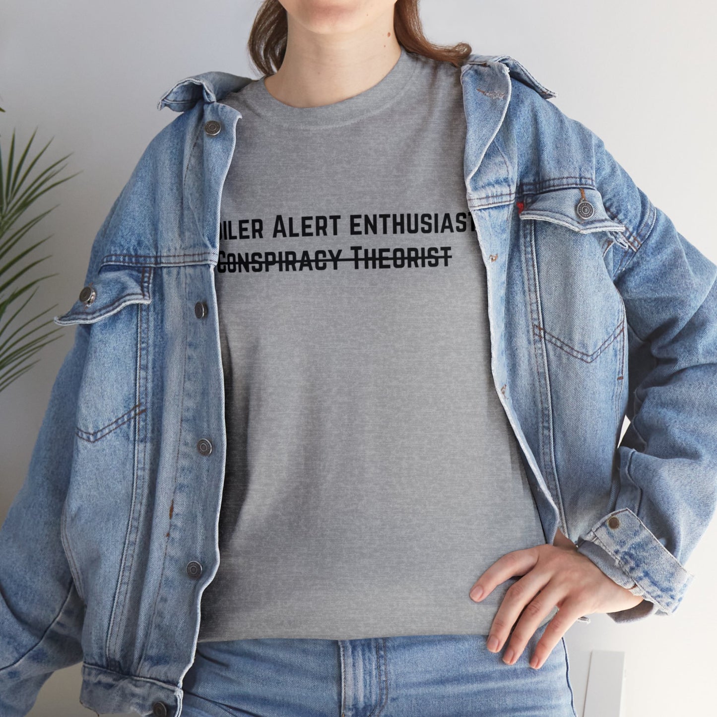 Spoiler Alert Enthusiast Unisex Heavy Cotton Tee