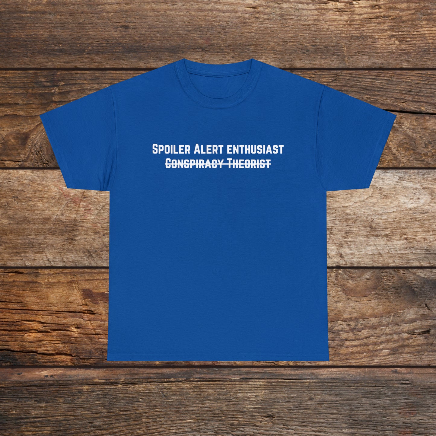 Spoiler Alert Enthusiast Unisex Heavy Cotton Tee