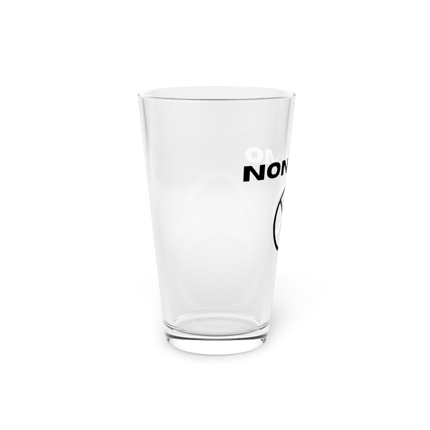 Non GMO Pint Glass, 16oz