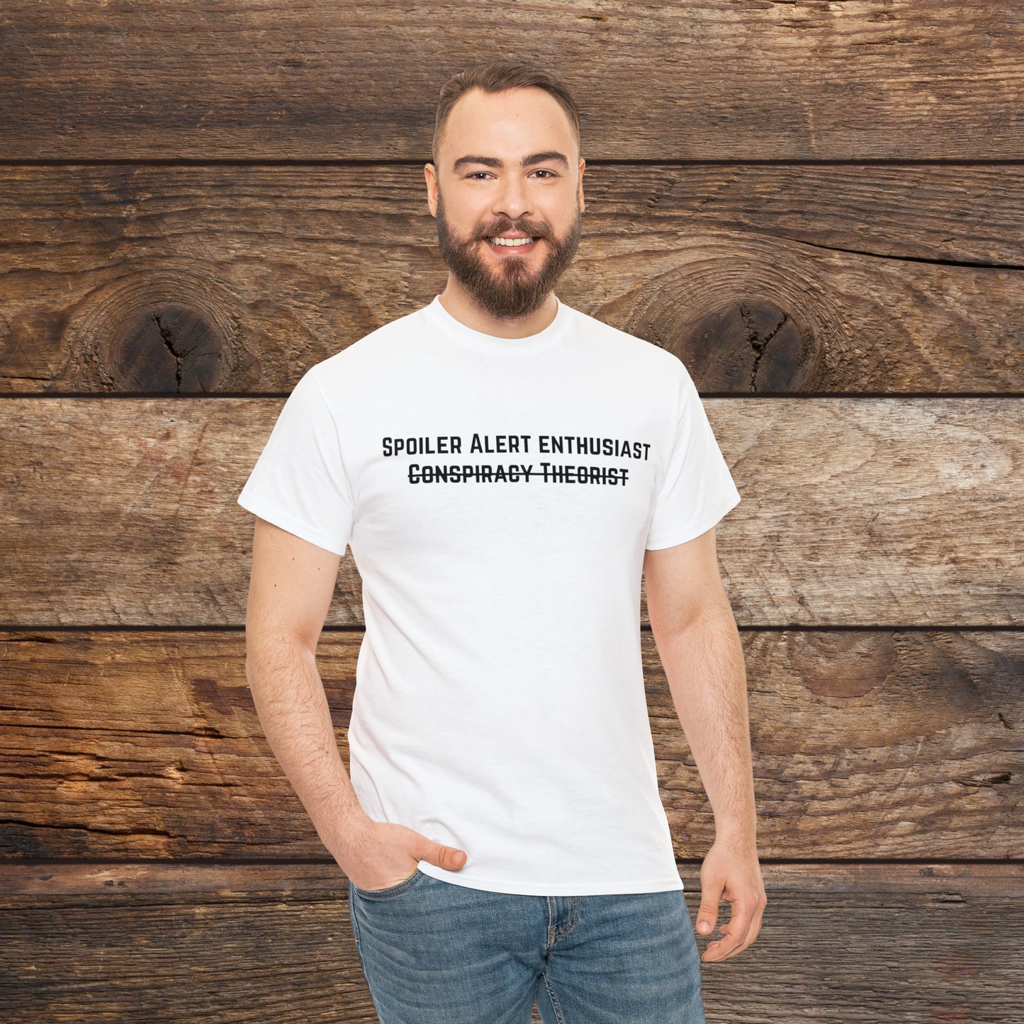 Spoiler Alert Enthusiast Unisex Heavy Cotton Tee
