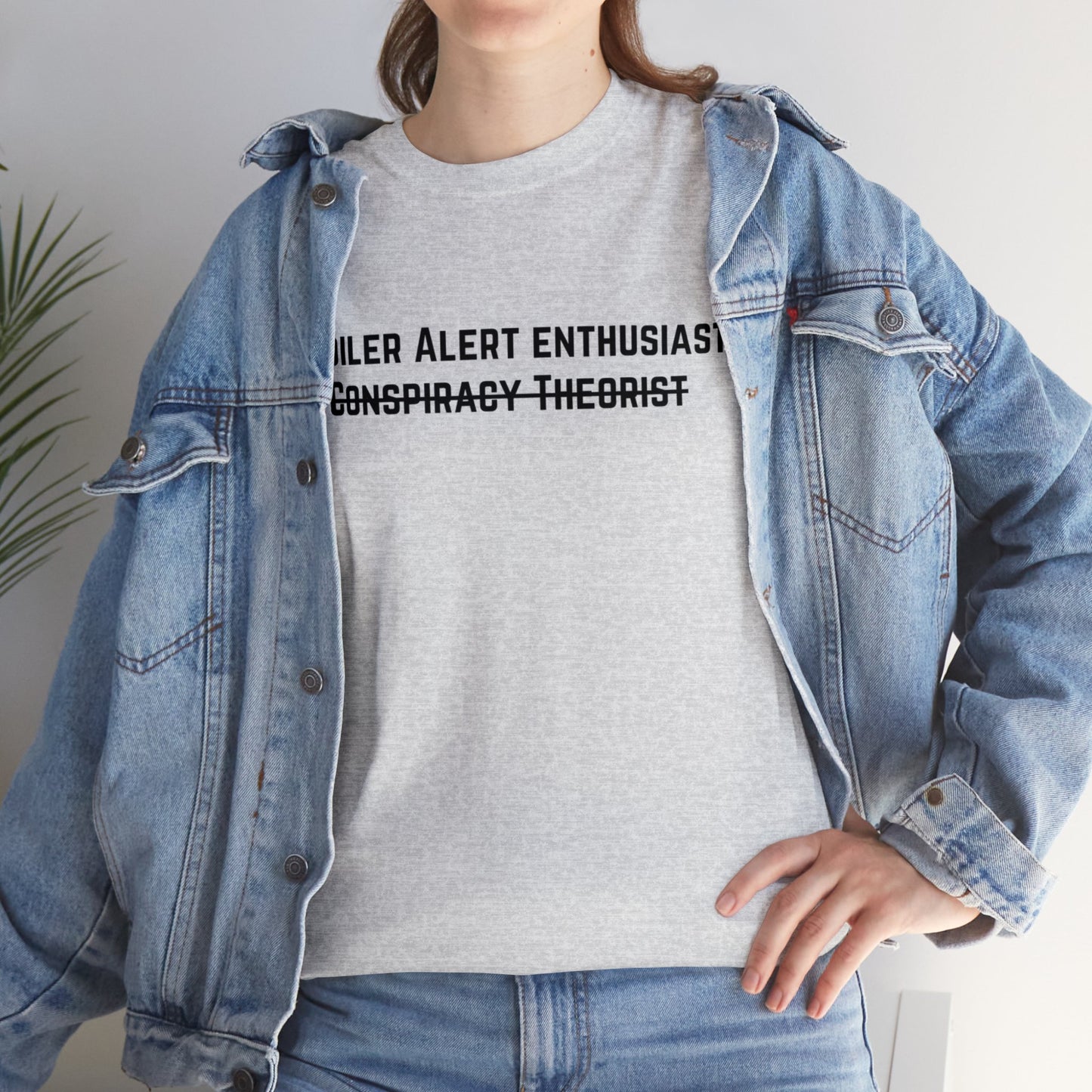 Spoiler Alert Enthusiast Unisex Heavy Cotton Tee