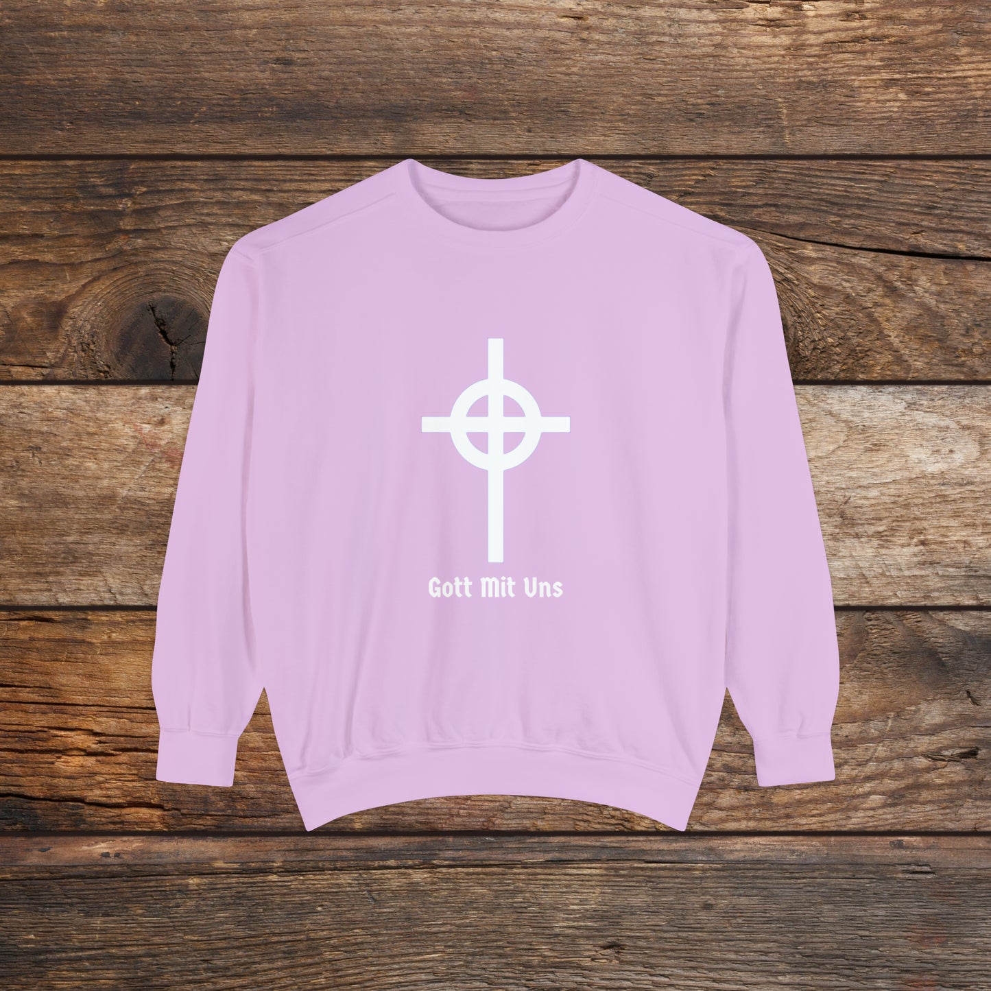 Gott Mit Uns Large Front Logo Crewneck Sweatshirt