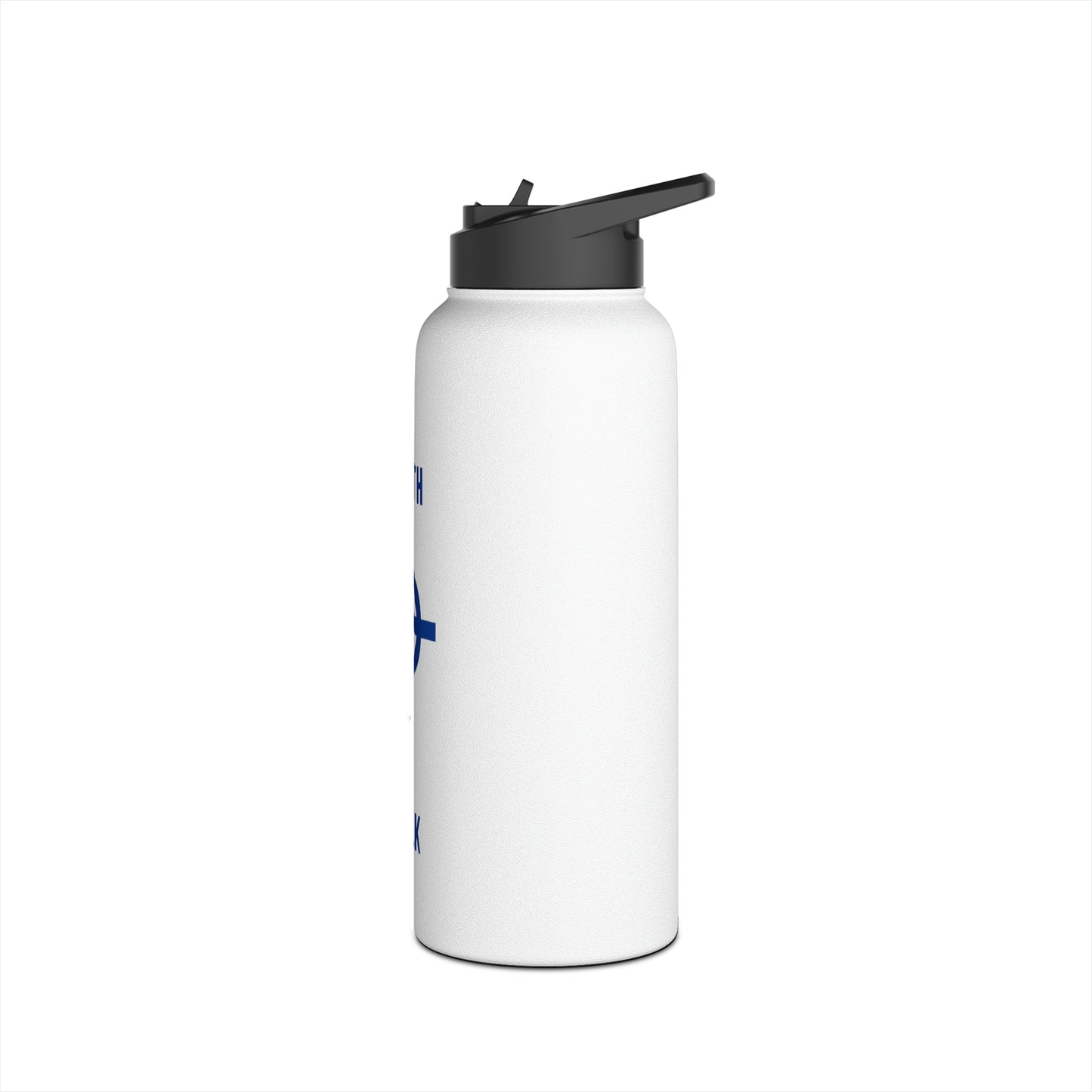 Faith and Folk Stainless Steel Water Bottle, Standard Lid