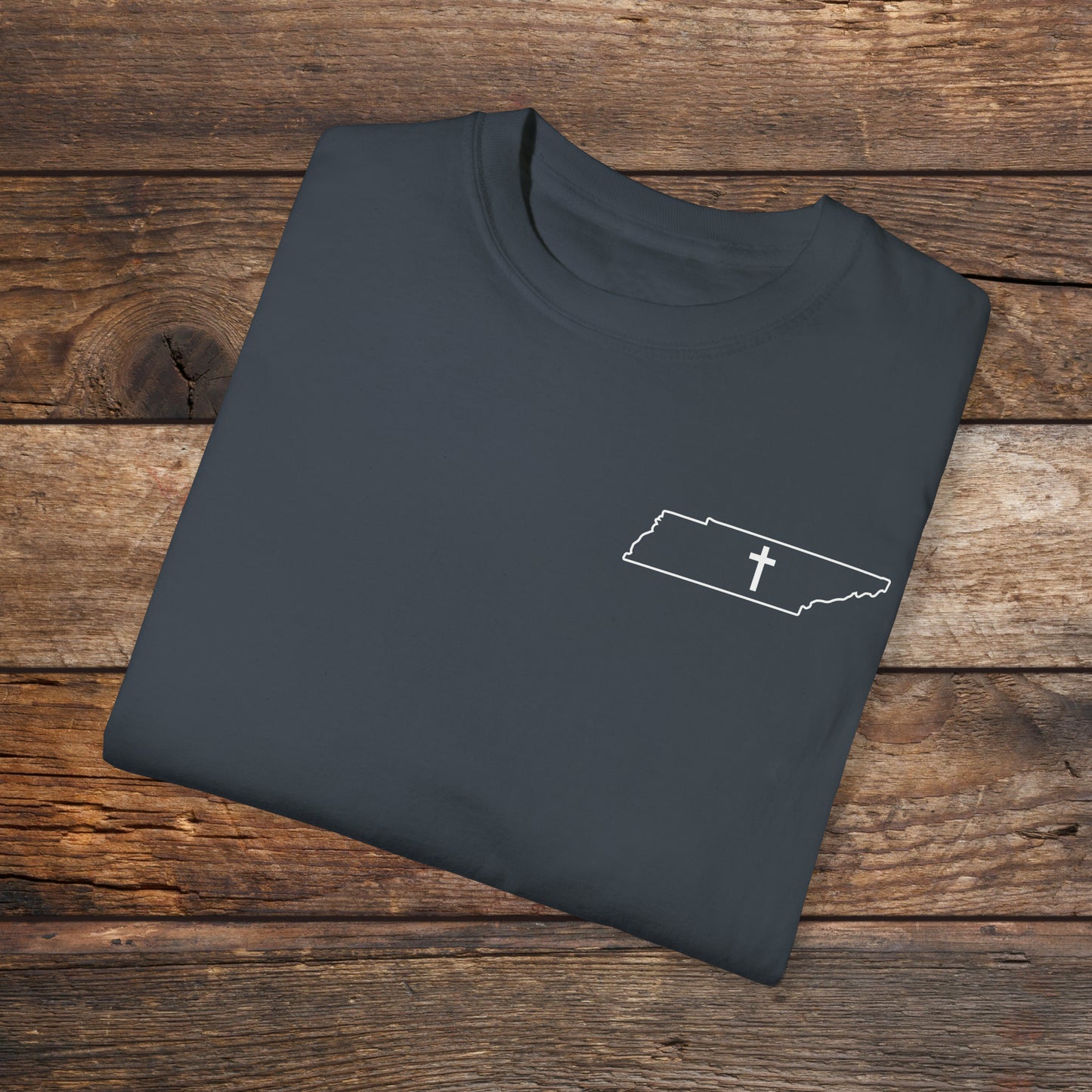 Tennessee Christian Cross Small Chest Logo T-Shirt
