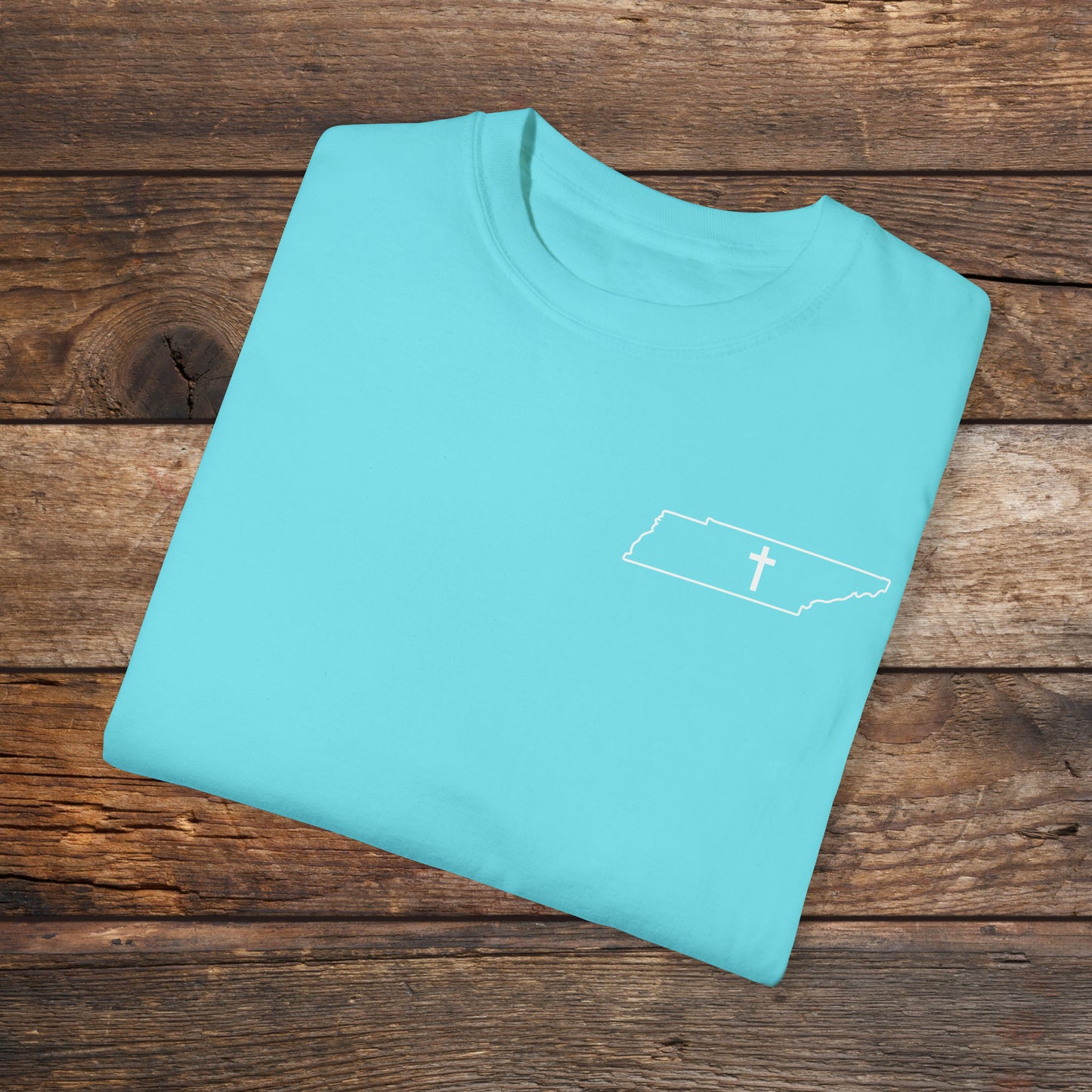 Tennessee Christian Cross Small Chest Logo T-Shirt