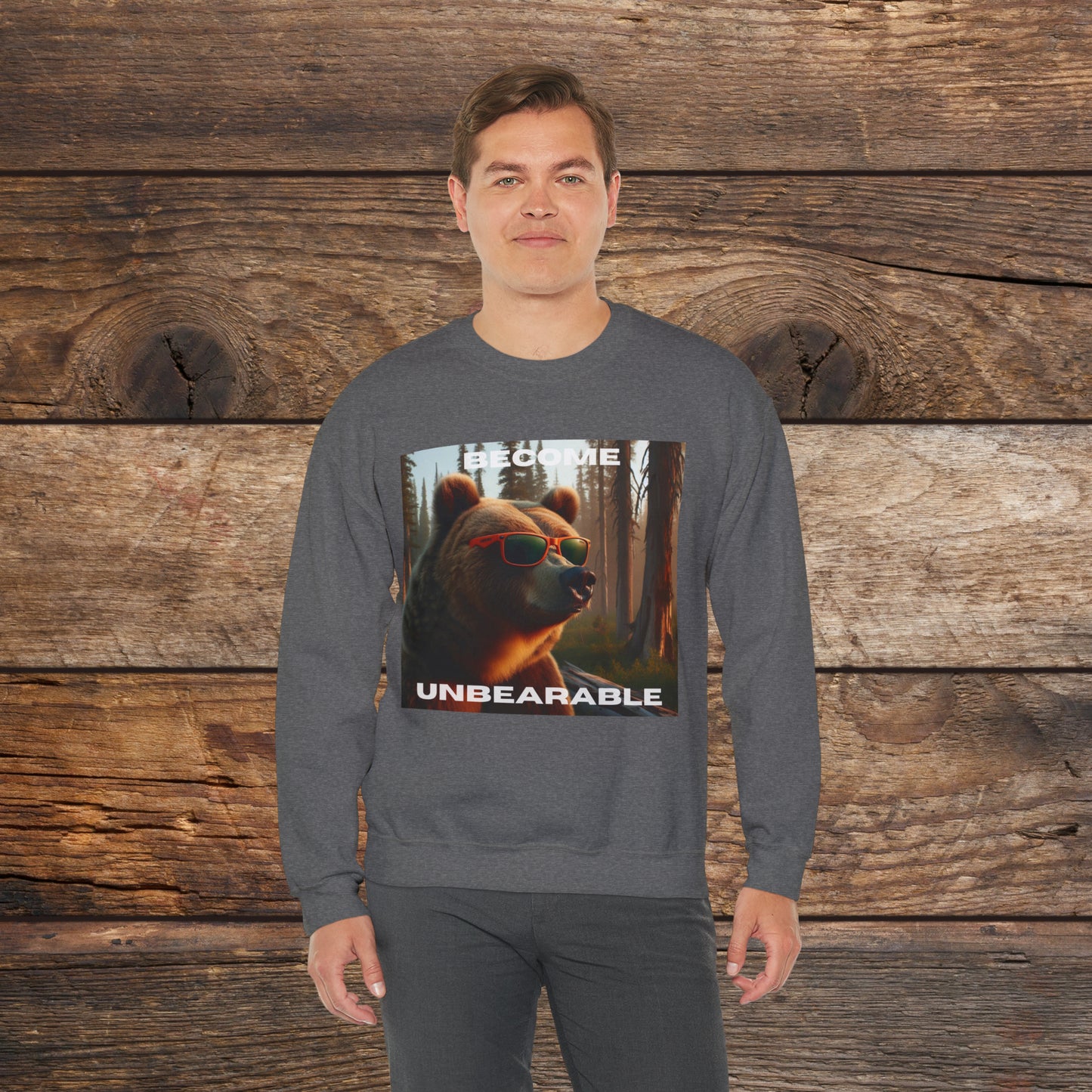 Become Unbearable Crewneck Sweatshirt