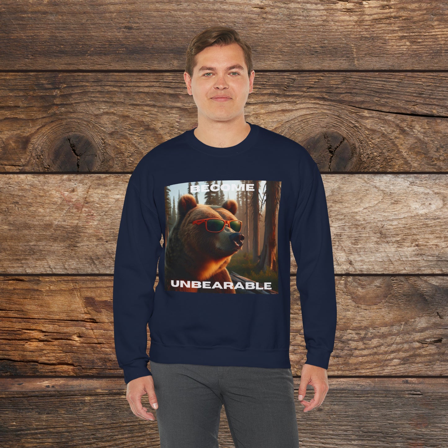 Become Unbearable Crewneck Sweatshirt