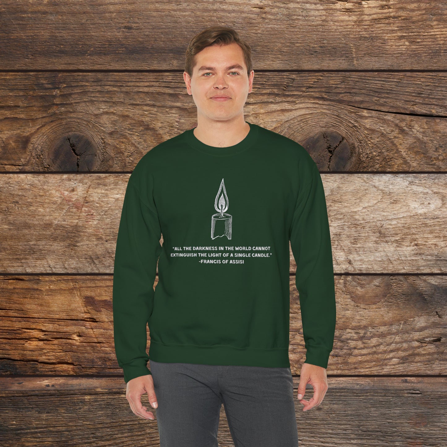 Candle Crewneck Sweatshirt