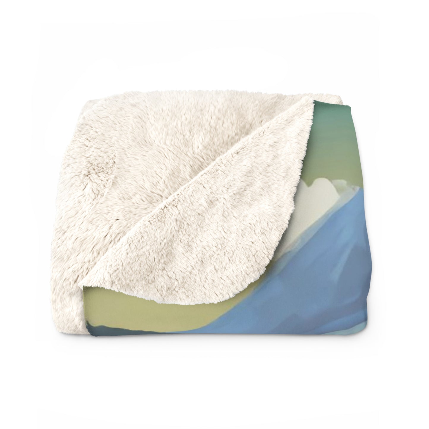 Golden Retriever Christmas Dinner Sherpa Fleece Blanket