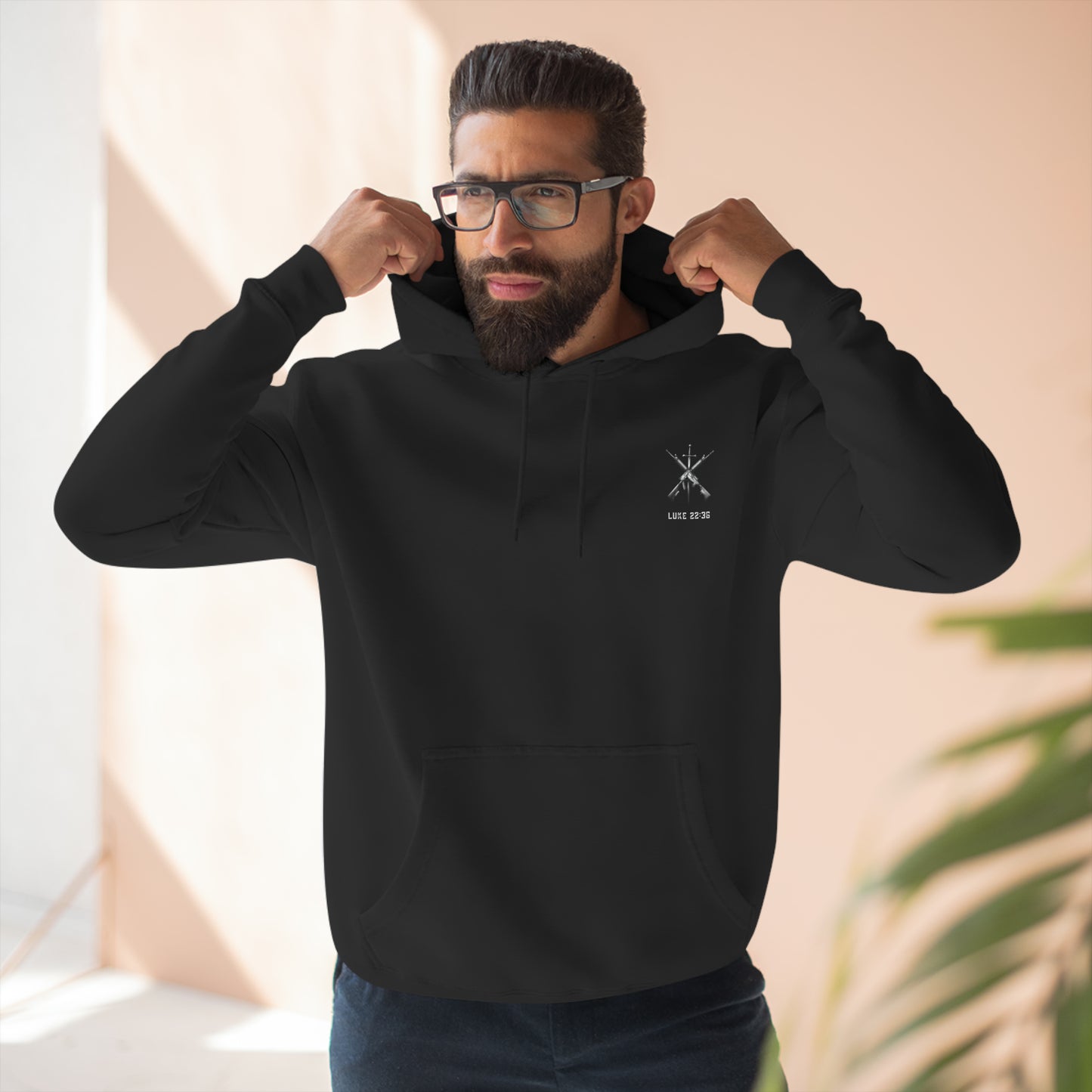 Luke 22:36 Buy A Sword Unisex Premium Pullover Hoodie