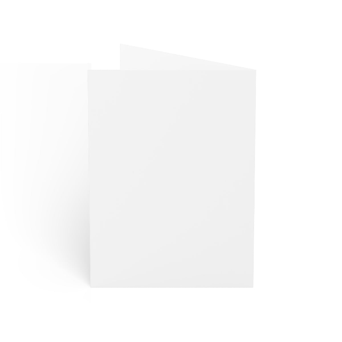 Christmas Santa Kneeling by Wooden Cross Sympathy Greeting Card