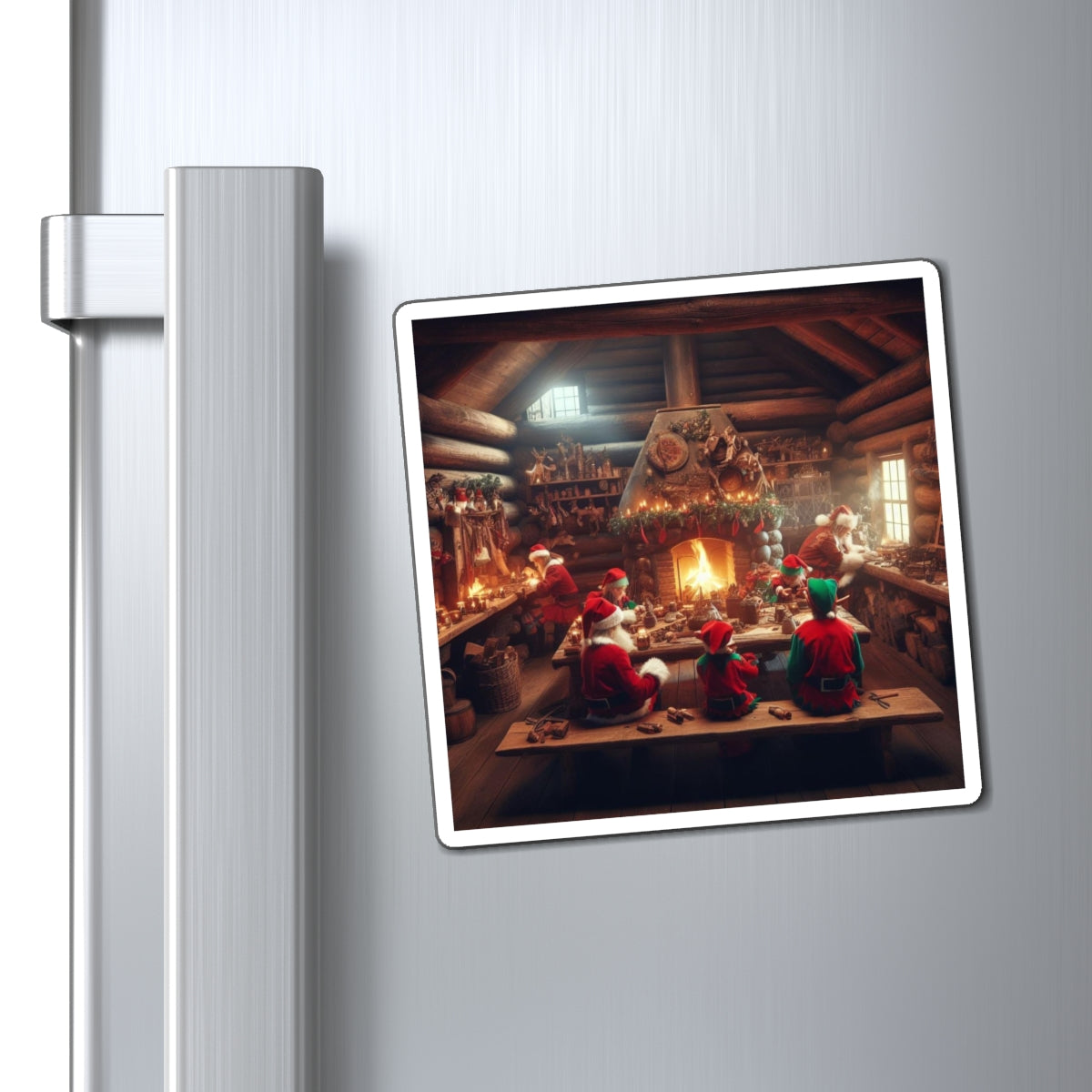Santa's Workshop Magnet