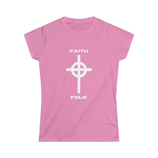 Faith and Folk Women's Softstyle Tee