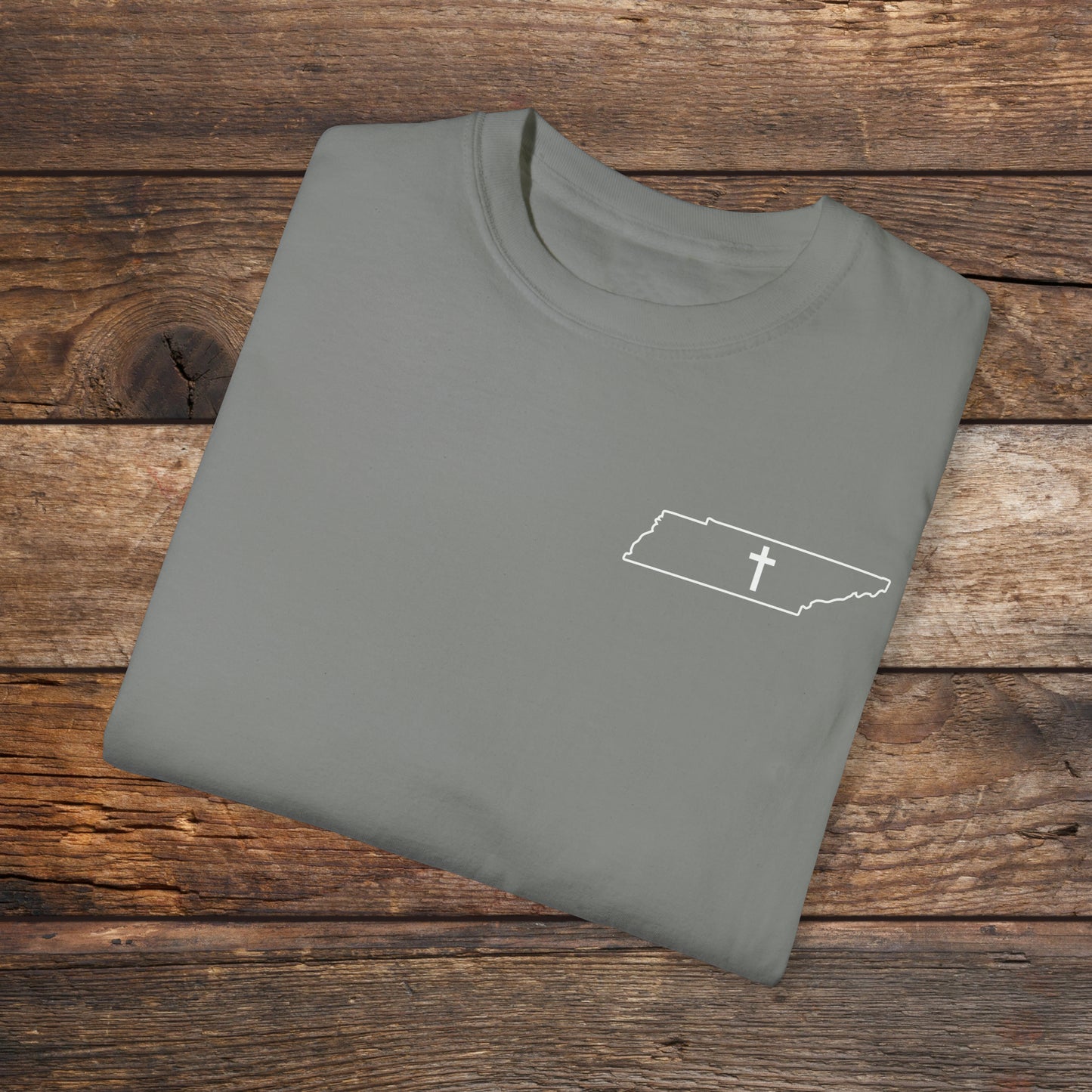 Tennessee Christian Cross Small Chest Logo T-Shirt