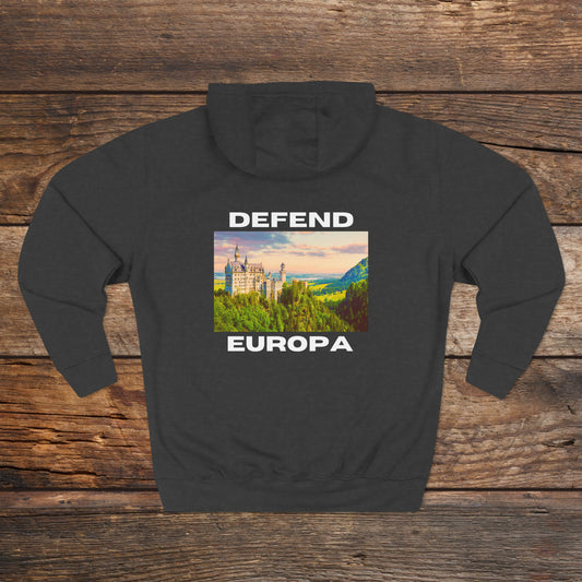 Defend Europa Unisex Premium Pullover Hoodie Version Two