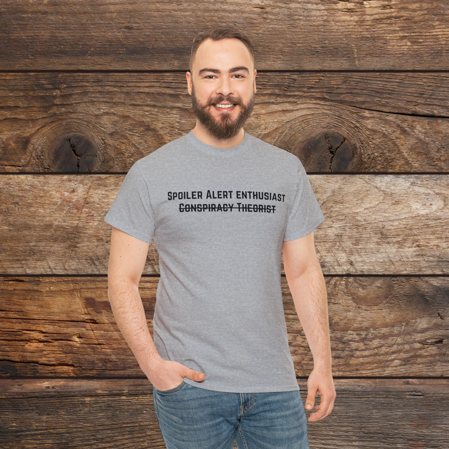 Spoiler Alert Enthusiast Unisex Heavy Cotton Tee