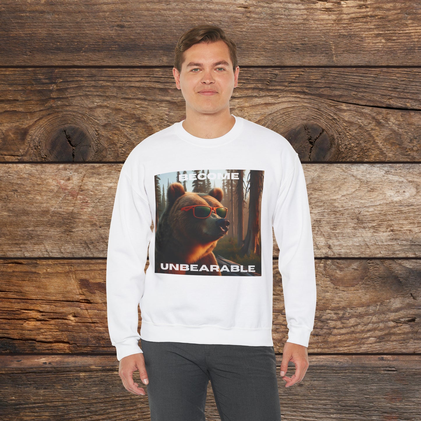 Become Unbearable Crewneck Sweatshirt
