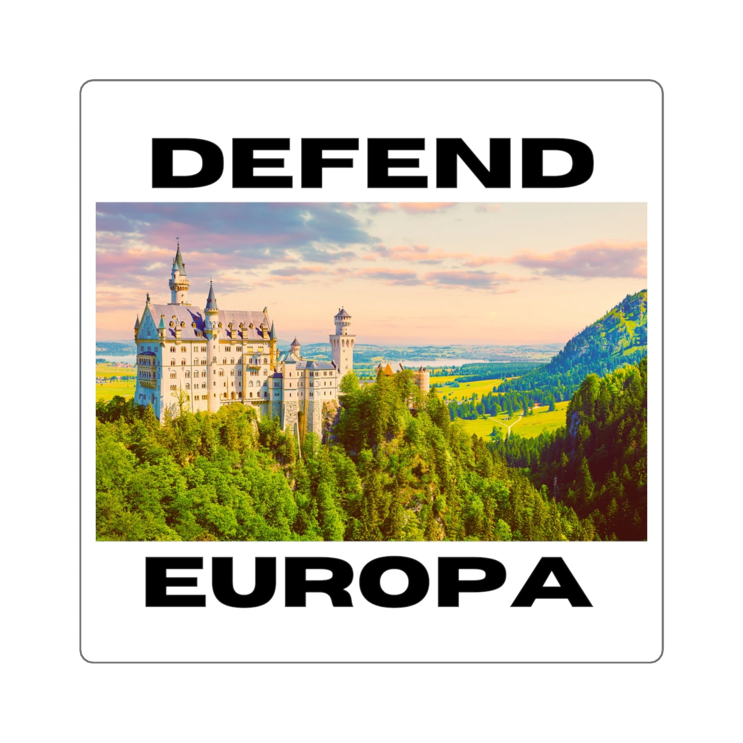 Defend Europa Sticker