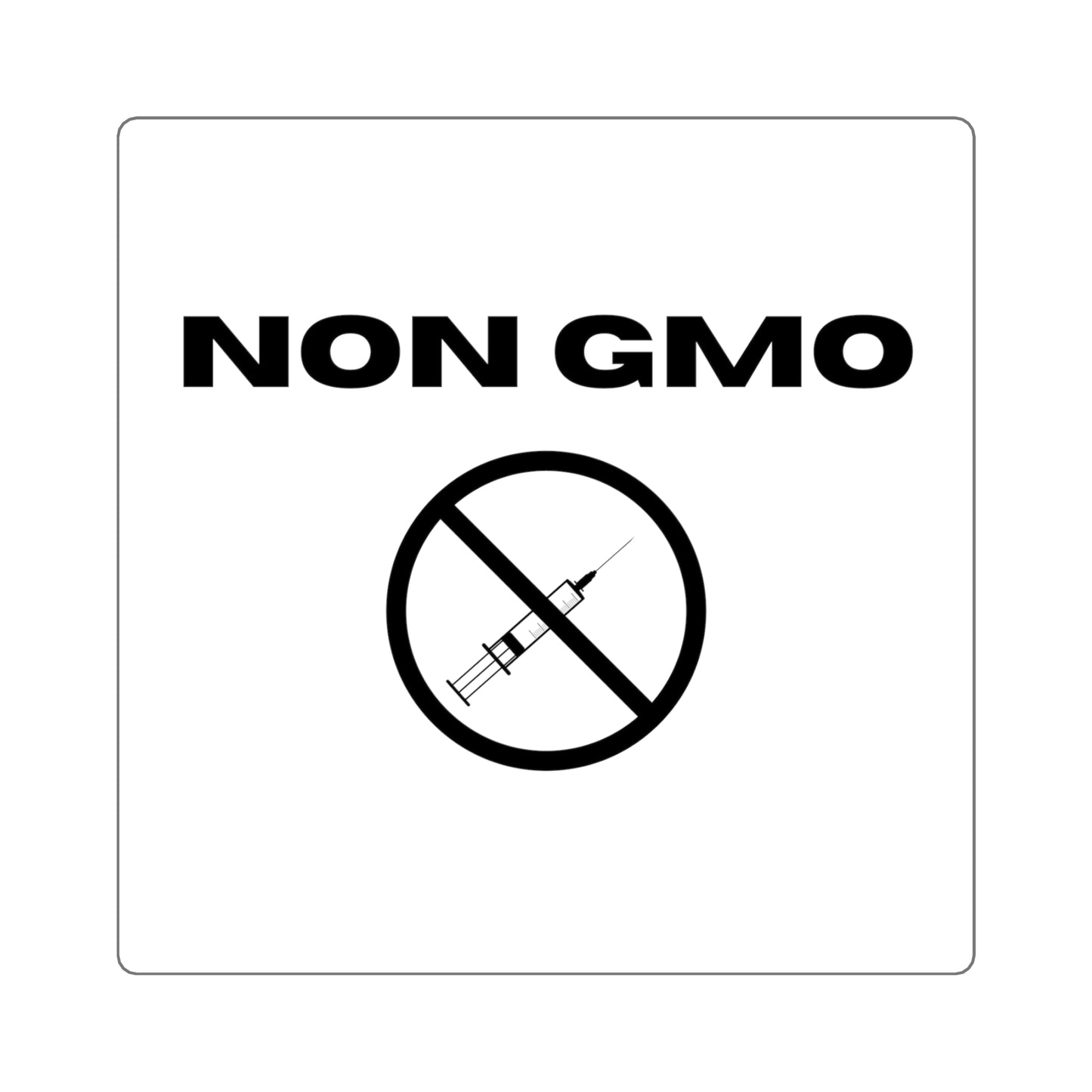 Non GMO Sticker