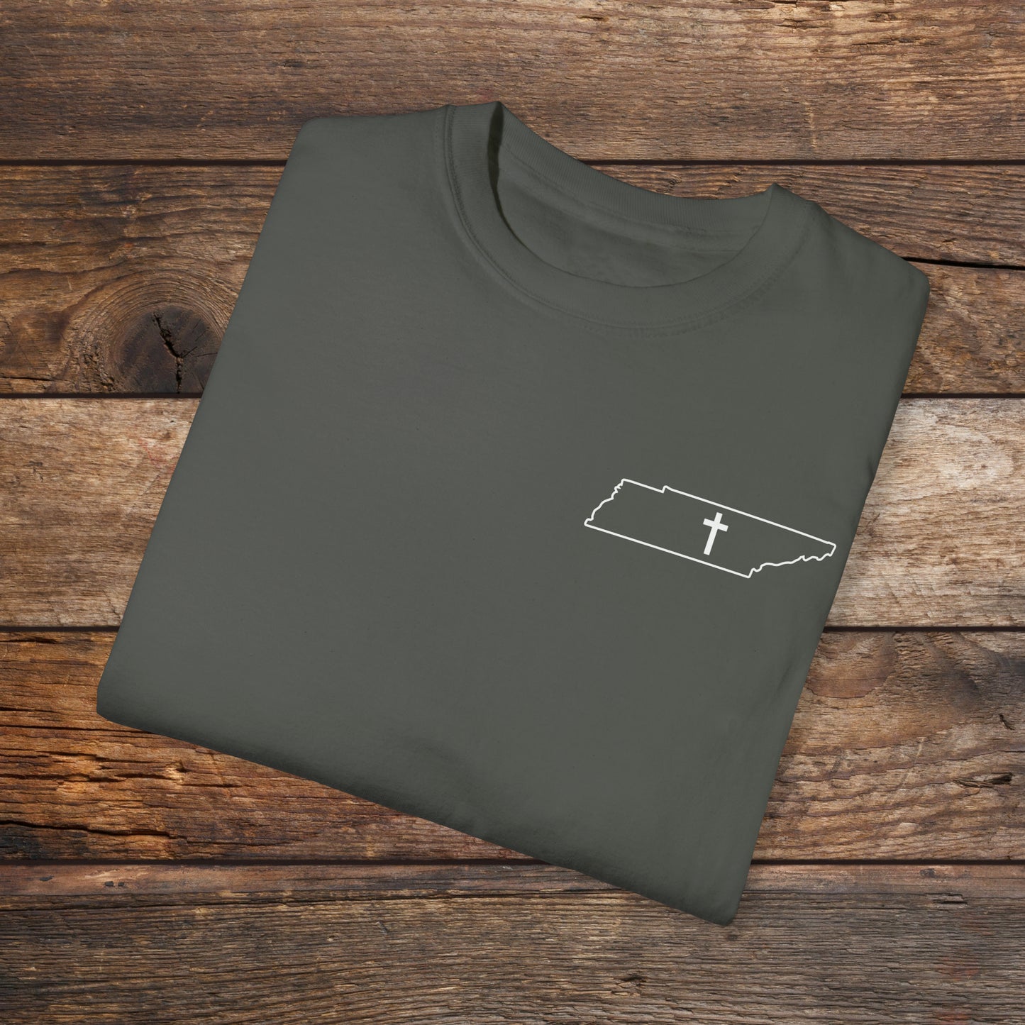 Tennessee Christian Cross Small Chest Logo T-Shirt