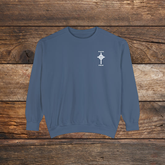 Faith and Folk Small Front Logo Sweatshirt