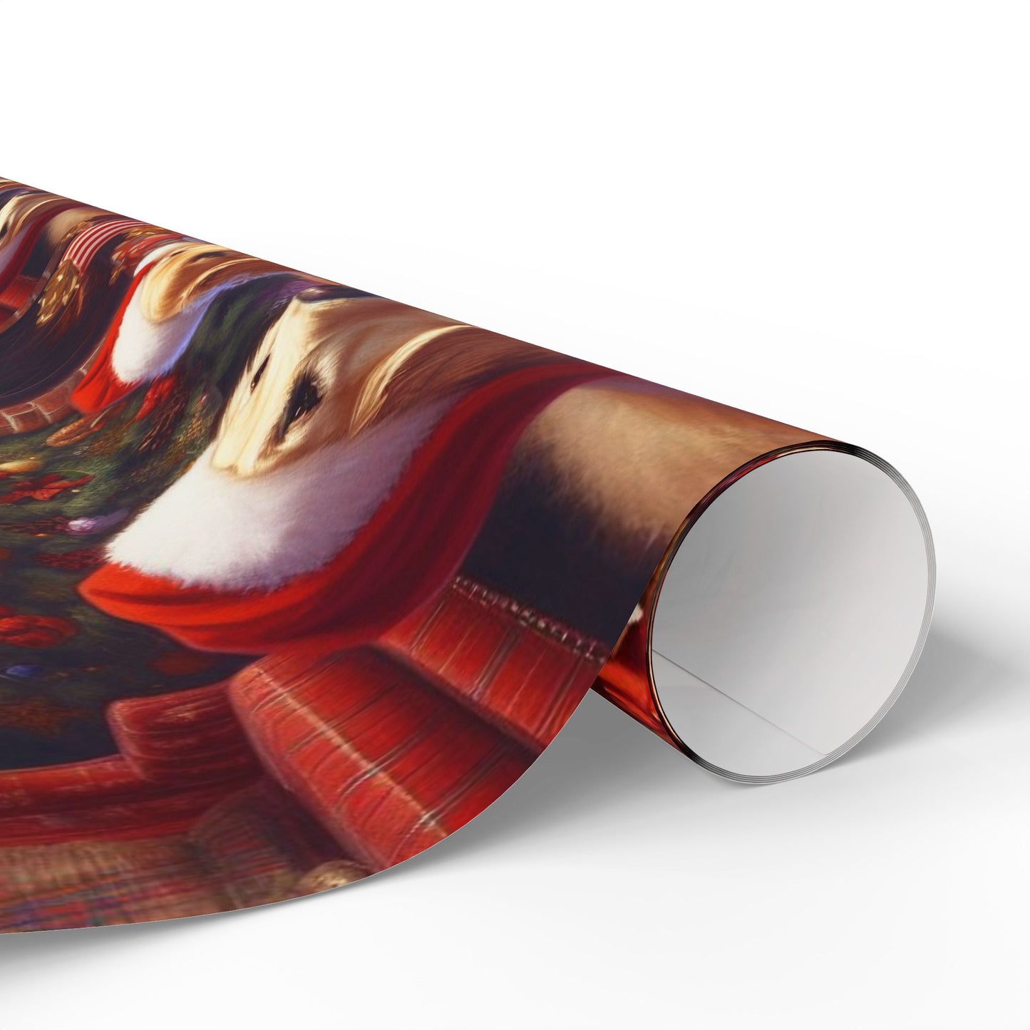 Golden Retriever Christmas Wrapping Paper