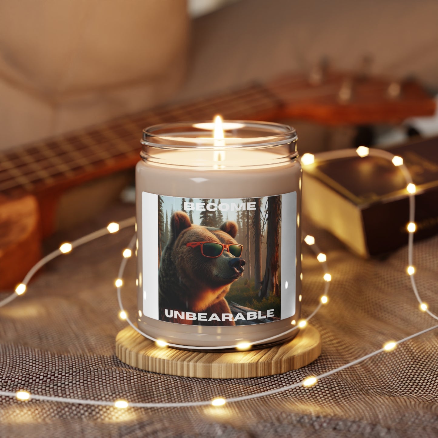 Become Unbearable Scented Soy Candle, 9oz