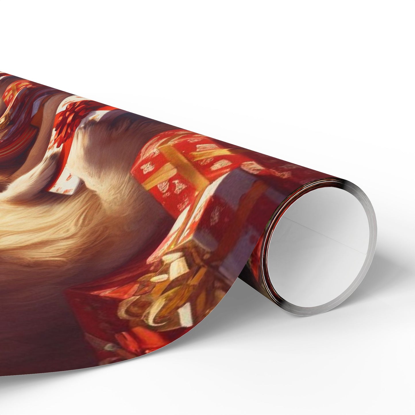 Golden Retriever Christmas Wrapping Paper