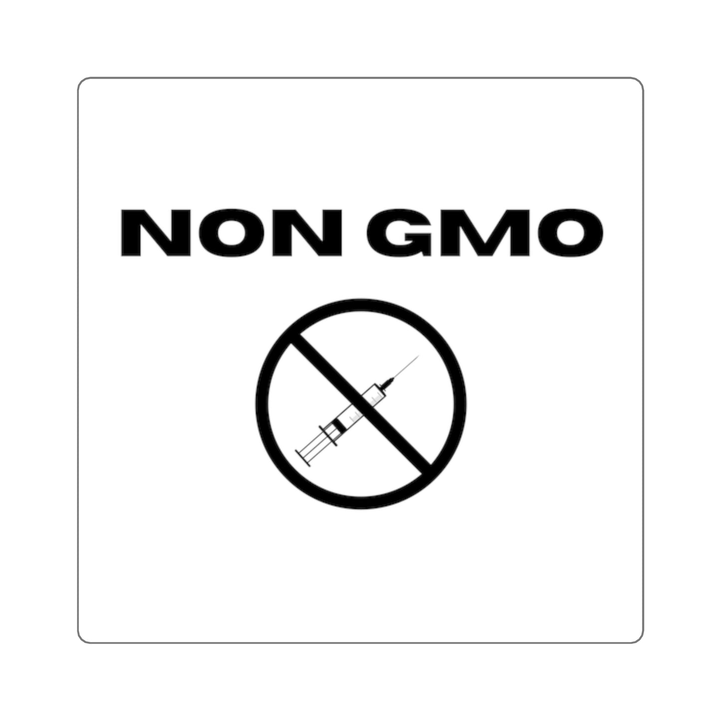 Non GMO Sticker