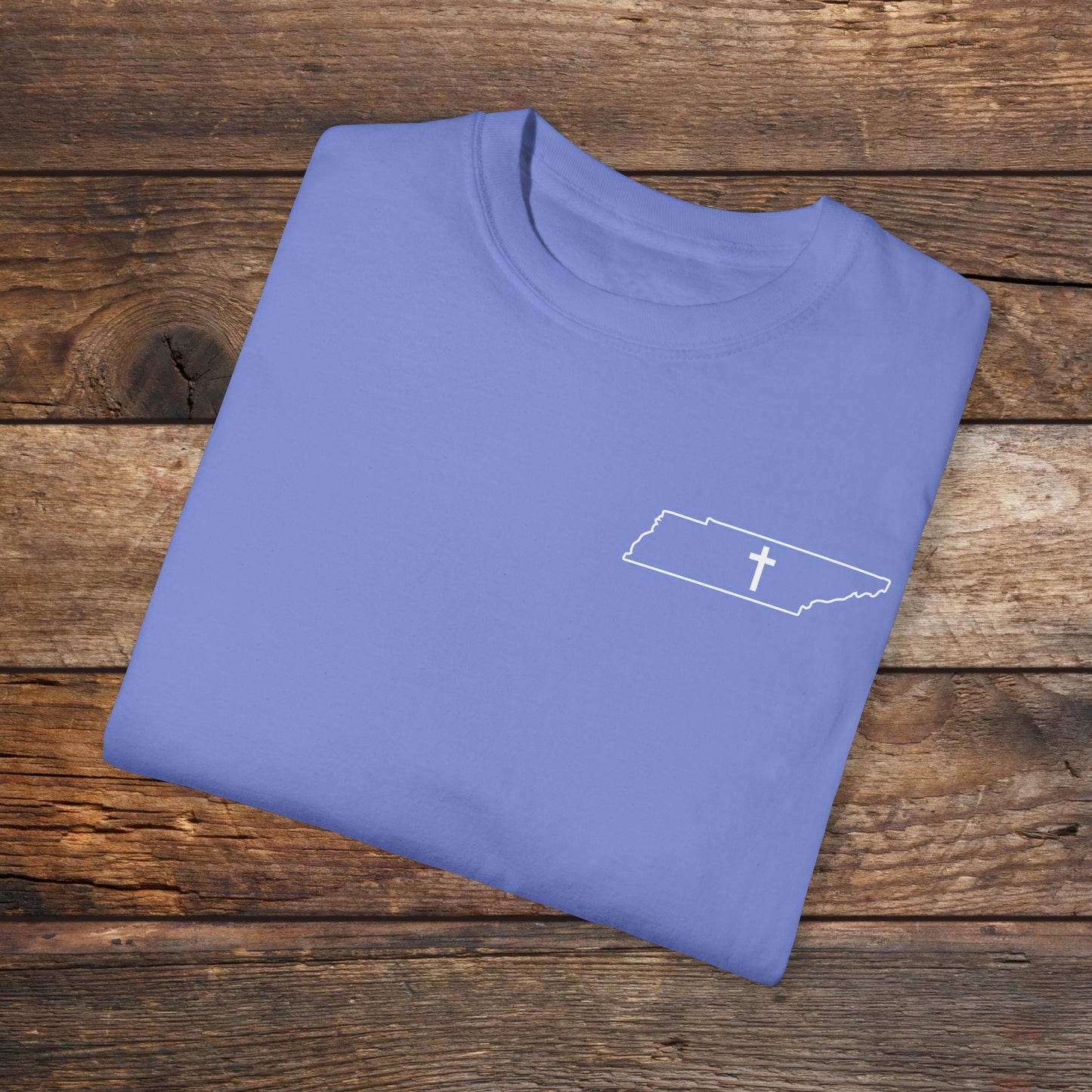 Tennessee Christian Cross Small Chest Logo T-Shirt