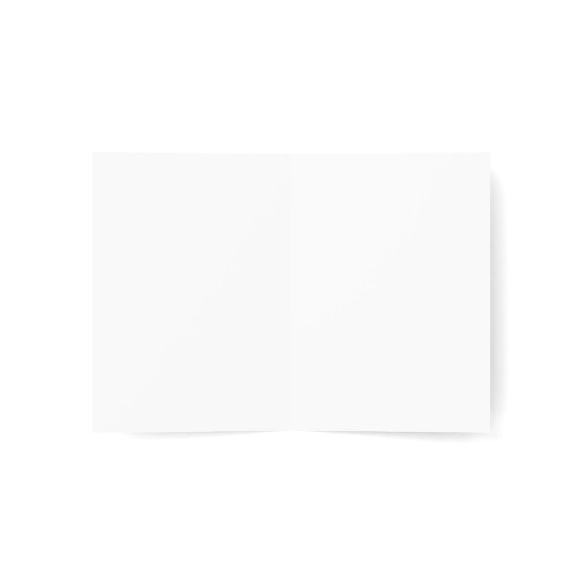 Christmas Santa Kneeling by Wooden Cross Sympathy Greeting Card
