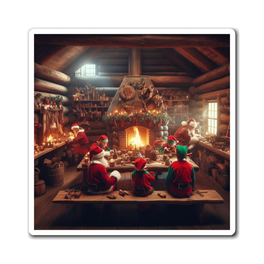 Santa's Workshop Magnet