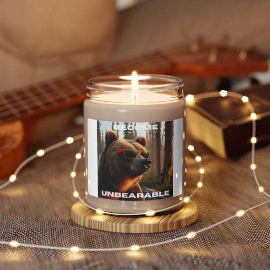 Become Unbearable Scented Soy Candle, 9oz