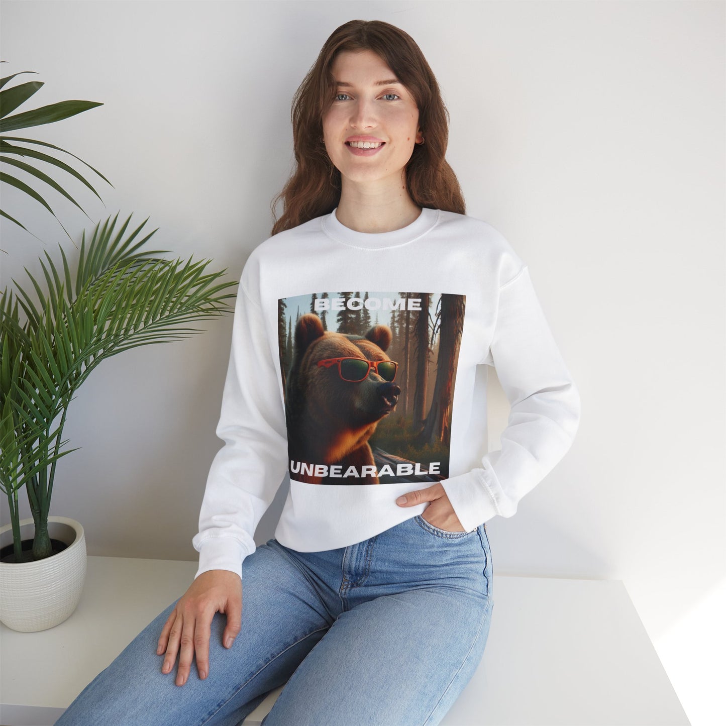 Become Unbearable Crewneck Sweatshirt