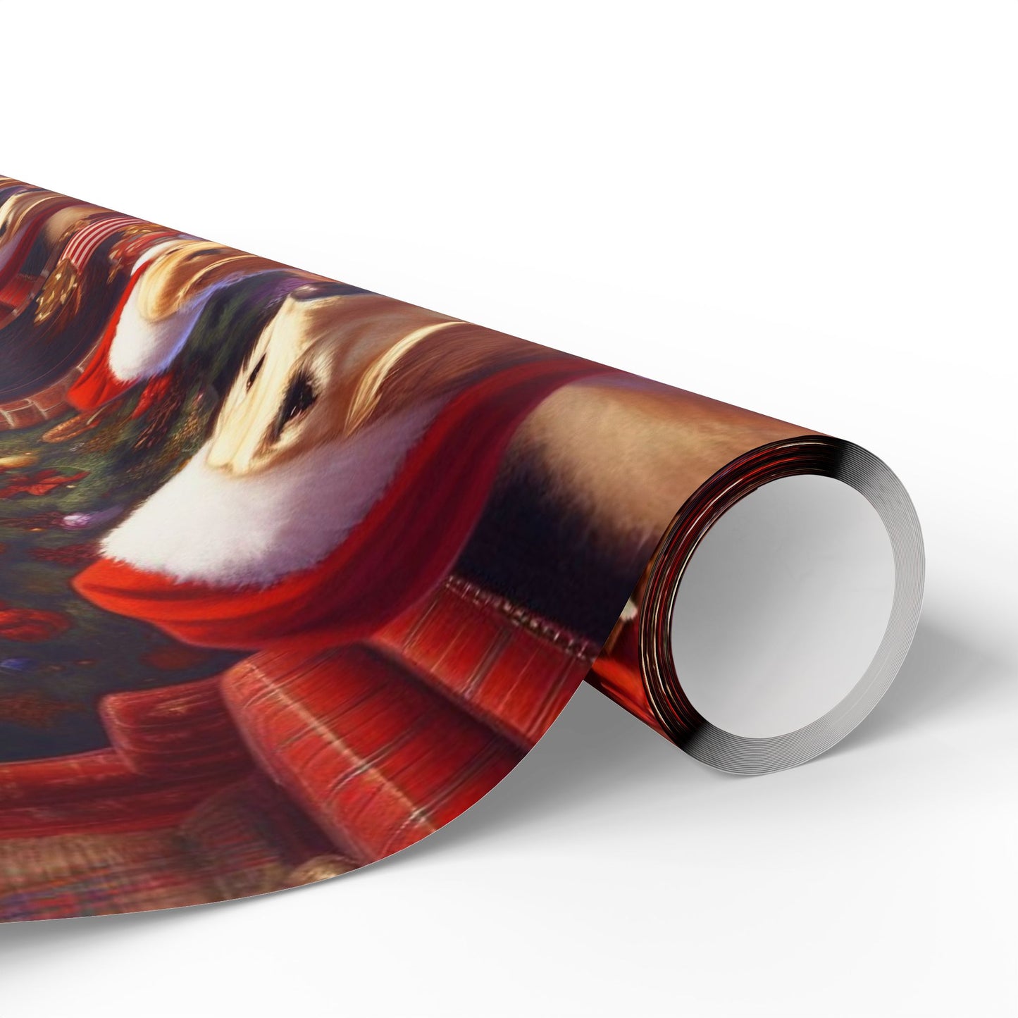 Golden Retriever Christmas Wrapping Paper