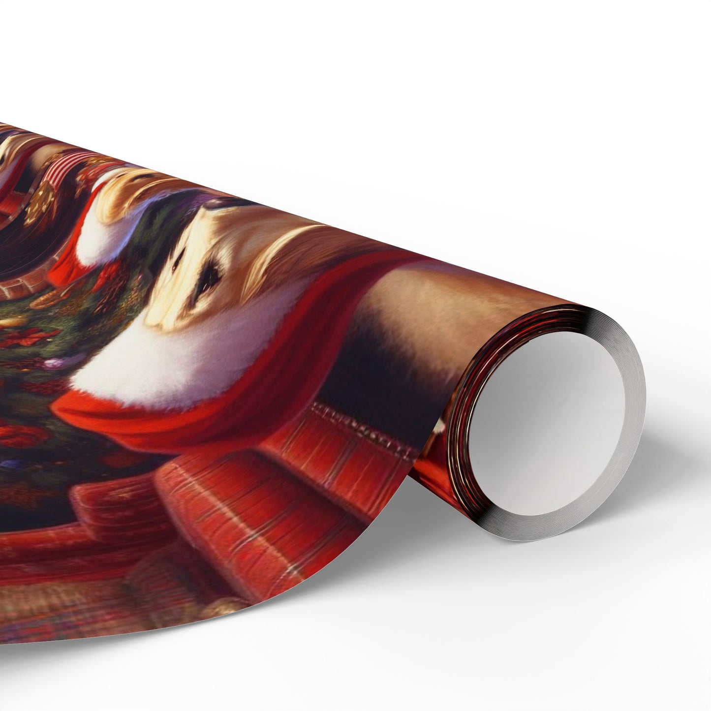 Golden Retriever Christmas Wrapping Paper